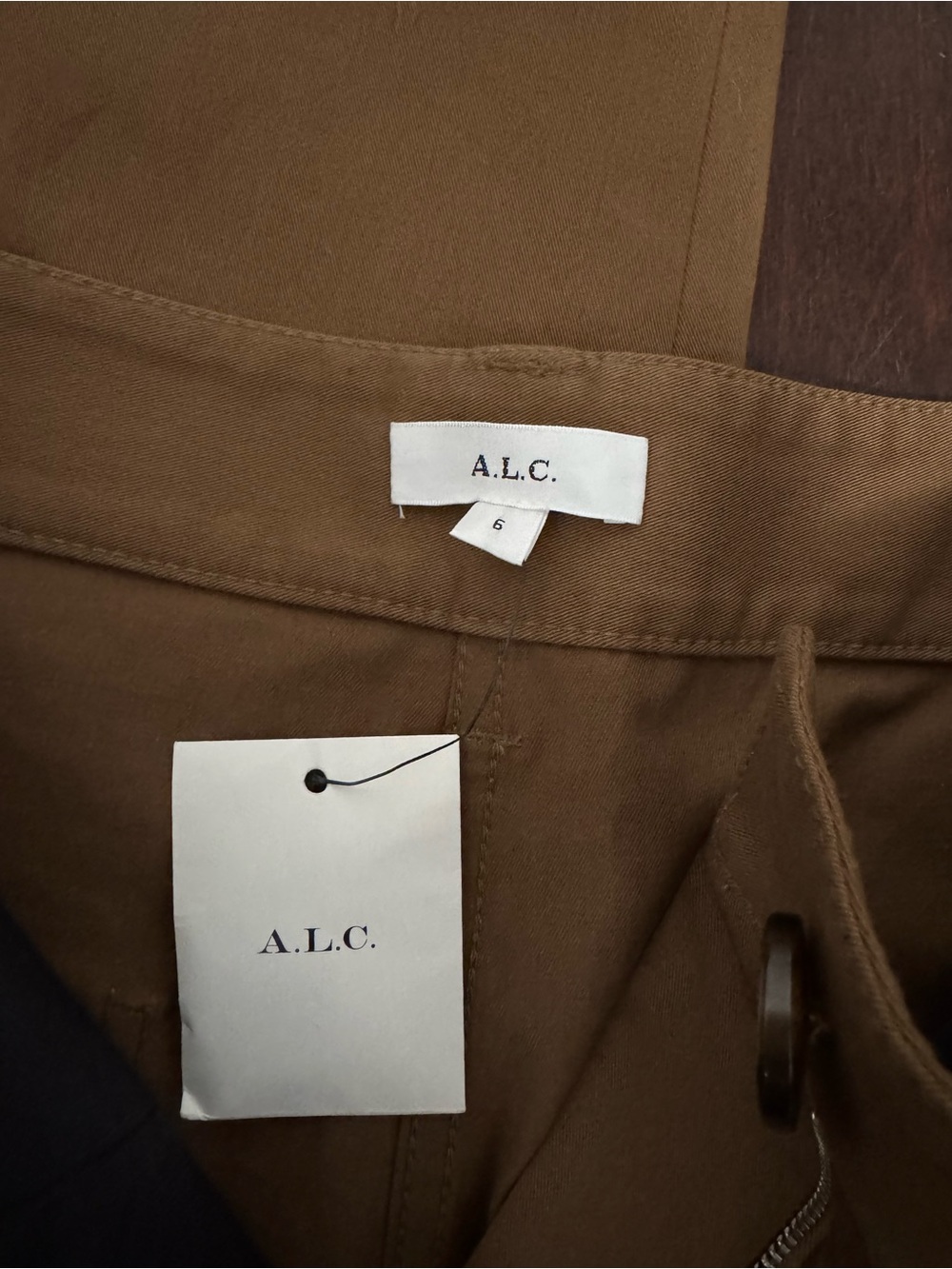 A.L.C. Barrel-Leg Cargo Pants in Brown - Picture 7 of 7